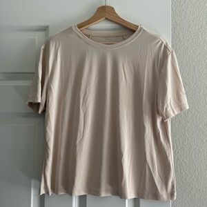 Beige Short Sleeve T-Shirt